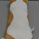 36 Inch Shiba Inu Dog Stuffed Animal, Big Akita Dog Plush Toy, Long Corgi Body Pillow for Bed Decor, Cute Plushies Birthday Gift for Thanksgiving, Birthday, Christmas