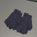 Yiclick Heavy Exfoliating Gloves 4Pcs, Exfoliating Mitts, Body Scrubber for Bath Shower Exfoliation, Body Scrub Exfoliator for Dead Skin Remover, Exfoliate Sponge Loofah Washcloth Men Women (Grey)