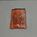 MIULEE Pack of 2 Decorative Outdoor Solid Waterproof Throw Pillow Covers Faux Linen Garden Farmhouse Cushion Cases for Summer Patio Tent Balcony Couch Sofa 16x16 Inch Orange