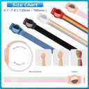 Waterproof Bracelet for Airtag (Gen 1 & 2) Kids 2 Pack, Soft Nylon Hidden Air Tag Wristband Full Cover Lightweight GPS Holder Compatible with Apple AirTag Band for Toddler Child (Black & Pink)