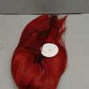 SUKRI Red Bob Wig with Bangs Short Red Wigs for Women Shoulder Length Wigs 12Inch Heat Resistant Synthetic Wig for Daily Party Cosplay