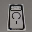 Miracase for iPhone 17 Pro Max Case 6.9" Full-Body Phone Case with Built-in Glass Screen Protector& Full Camera Protector,[Magnetic with MagSafe] Drop Proof 17 ProMax Cover, Clear Black