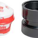 Oatey 39019 Sure-Vent 1.5 in. 2 in. 160 Branch, 24 Stack DFU Capacity Air Admittance Valve with Straight ABS Schedule 40 Adapter