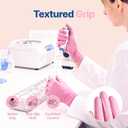 Schneider Nitrile Exam Gloves, 4-mil Medical Gloves Disposable Latex Free, Powder Free, Food Safe Glove for Examination (S)