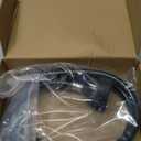 Shampoo Bowl Sink Hose with Sprayer,Salon Hose Spray Head Attachment for Vacuum Breaker,Shampoo Bowls Hose for Salons Sink,1/4" Nut Black