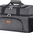 Lifewit Insulated Cooler Bag, 32/48 Can Large Leakproof Beach Cooler, Lightweight Portable Double Layer Soft-Sided Travel Ice Chest for Camping, Kayaking, Road Trips, Grocery Shopping (Dark Gray)