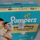 Pampers Swaddlers Diapers, Size 1 (8-14 lbs), 164 Count, Absorbent, Keeps Baby Dry and Comfortable, Skin Safe Disposable Baby Diaper