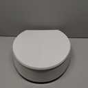 KOHLER 25875-0 Hyten 3" Height, Elevated Soft Close Elongated Toilet Seat, Contoured Seat with Grip-Tight Bumpers, Quick-Attach Hardware, No Slam Toilet Seat, White