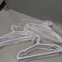 Mr. Pen 10 Pack White Plastic Clothes Hangers - Shirt Hangers for Closet