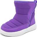 Umerigo Toddler Snow Boots Kids Girls Boys Winter Lightweight Waterproof Warm Fur Lined Boots for Toddler Little Kids Size 29