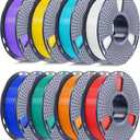 YOOPAI PLA+ Filament 1.75mm, 250g Starter Color Bundle, 8 Rolls