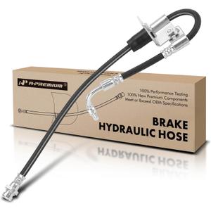 A-Premium Front Passenger Brake Hydraulic Hose Compatible with Select Hyundai Models - Elantra 2011-2013, Veloster 2012-2013 - Replace# 587323X000(Pack of 2)