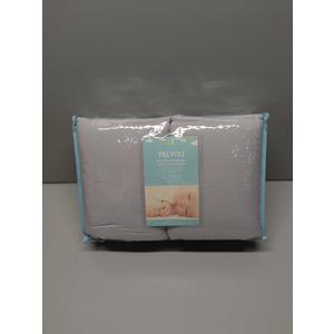Tillyou Microfiber Breathable 4 Piece Crib Bumper 9.5in x 27in
