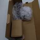 Bronze Curtain Rod 32 to 58 Inches (2.6 to 4.8 ft), USFOOK 7/8 Inch Telescoping Splicing Curtain Rods for Windows 20 to 54 Inch, Drapery Rods with Leaf Finials