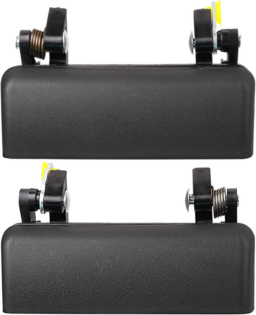 Pair of Exterior Door Handles for Ford Ranger 1993-2003,Mazda B4000 B3000 1994-2000,Replaces# 90022,90021,F37Z 1022405-A,Textured Black