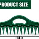 2 x Seed Planter Tool Bulb Planters Dibbler Gardening Tool Seed Spacing Tool Seed Planting Tool for Garden Beds, Raised Beds & Pots | Fixed Spacing, Precise Dibbling for Effortless Seed Planting