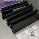 Floating Shelves Set of 6, White Wall Shelves with Lip, Display Shelves for Wall Decor, Modern Picture Ledge for Living Room, Bedroom, Nursery, Bathroom, Pictures, Books, Plants- White