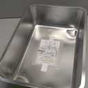 Stainless Steel Litter Box, Large Metal Cat Litter Box with High Sided for Big and Small Cats, Non-Stick, Easy to Clean, Odor-Free, 19.5" L13.6" W5.9" H, Leaf Green