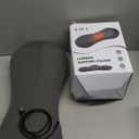 Vibration Massage, Airbag Traction,Lumbar Support Pillow Adjustable Height for Bed and Chair for Relief Deep Tissue Dark Gray