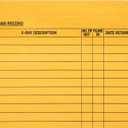 The File King Negative Preserver Envelope | 10- x 12- | Box of 500 | Made in the USA | Heavy Duty Preprinted X-Ray Jacket | Offset Thumb Cut | Ideal for Radiology Departments and Medical Offices