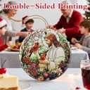 Christian Gift: Jesus with Cardinals Ornament | Christian Christmas Ornaments (Christmas Tree Ornaments), Religious Holiday Decor, Jesus Christ Decoration, Religious Gifts & Xmas Gifts