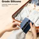 Food Warming Mat, iTRUSOU Electric Warming Tray Full Surface Heating to Keep Food Warm or Thawing, Versatile Food Warmer with 3 Temperature Setting for Parties Buffets Gatherings Holidays Daily Use (18.5*12.8inch-110V, Dark Blue)