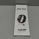 Fitness Trackers,Smart Band 24/7 Health Monitoring,Blood Oxygen Heart Rate Sleep Monitor,Calorie Pedometer Steps Counter Activity watchs/Notifications for iOS/Android (Black)