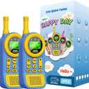 Walkie Talkies for Kids Toys: Toys for 3-12 Year Old Boys Girls - 22 Channels 2 Way Radio Toy with Backlit LCD Flashlight - 3 Miles Range for Outside/Camping/Hiking (2-Pack) Blue