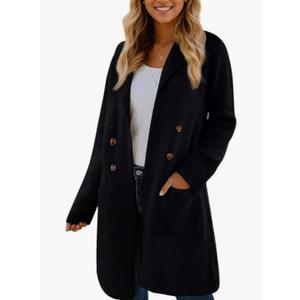 CiCiBird Women Fall Long Cardigan Sweater Trendy Knit Jacket Coat Dressy Blazer Coatigan