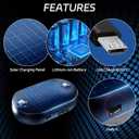 2 x Anti-Freeze Electromagnetic Car Snow Removal Device - Molecular Interference Antifreeze Instrument, Quick Electromagnetic Snow Removal Defroster & Anti Freeze Device for Car