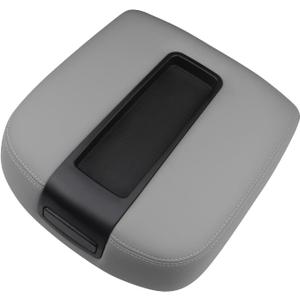 Floor Center Console Armrest Lid Assembly Grey Compatible with 2007-2014 Chevrolet Chevy Avalanche Silverado Suburban Tahoe GMC Sierra Yukon XL Replaces 15217111