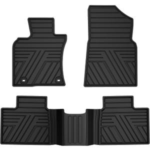 All Weather Floor Mats Custom Fit for Toyota Camry 2025- Waterproof Heavy Duty Anti-Slip Car Mats, 1st & 2nd Row Full Black