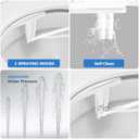 Bidet Attachment for Toilet - Ultra-Slim Self Cleaning Fresh Water Sprayer Bidets Baday Badette Toilet Seat Attachment with Dual Nozzle for Feminine and Posterior Wash - Easy Home Installation