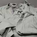 Men's 3 Piece Linen Suits Casual Lightweight Blazer Jackets Vest Pants Set for Wedding Business Prom Suit XL