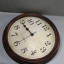 Wall Clock 16 Inch Vintage Decorative Battery Operated Silent