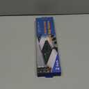 Stove Gap Covers Stainless Steel, Adjustable 13.8-27.5 In(2 Pack), Heat Resistant, Gas Stove Side Gap Protector (Matte Black)