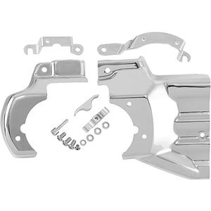 XMT-MOTO Engine Transmission Interface Cover Trim Fit For Harley Softail FXST 2007-2017