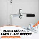 LONFFERY Cargo Trailer Cambar Cam Bar Lock, Trailer Door Latch for Folding Ramp Door