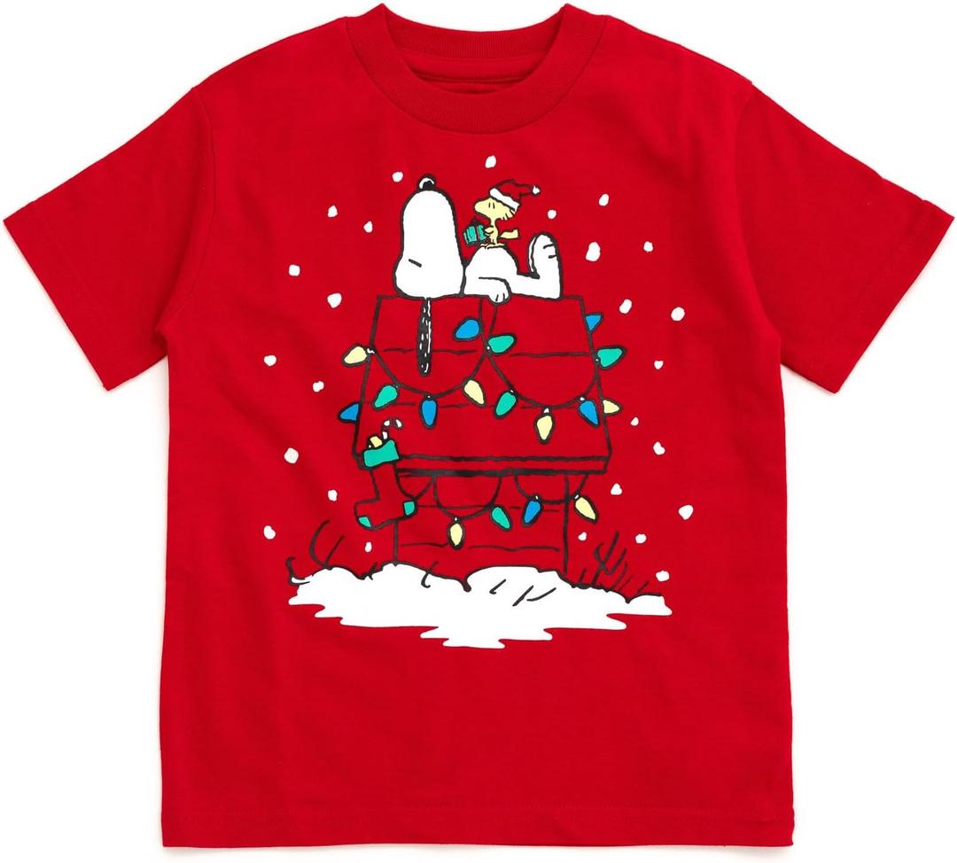 Peanuts Halloween Christmas Valentines Day July 4th St. Patrick's Day T-Shirt Toddler to Big Kid Sizes (2T - 18-20) (10-12)