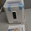 Aeitto Ice Makers Countertop, 26Lbs/24H, 9 Ice Cubes Release in 6 Mins, 2 Sizes of Bullet Ice Machine,Self-Cleaning Portable Ice Maker with Ice Scoop and Basket for Home Kitchen Office Bar RV, White