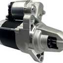19612 New Starter Motor Compatible with Briggs & Stratton 845760 807383 Vanguard 32HP 35HP 36HP 37HP V-Twin Air Cooled Engine OE: SND0529 410-52156 845639 845640 809054 428000-0230 19612N