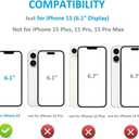 ONETOP for iPhone 15 Wallet Case with Card Holder, 360 Rotation Ring Kickstand RFID Blocking PU Leather Double Magnetic Clasp Shockproof Cover for Women and Girls 6.1 Inch (White)
