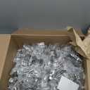 Cabinet Hinges - 60 Pack for 1/2 inch Overlay Cabinet, Face Frame Concealed 105Deg Self Closing Hinges, Stainless Soft Close Cabinet Door Hinges with Mounting Screws and Repair Plate