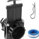 TonGass 3-Inch RV Waste Valve Body with Handle, Durable Sewer Valve Replacement for Campers Trailers and Motorhomes, Mess-Free Heavy-Duty RV Sewer Pipe Fitting - Black