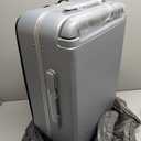 MILADA 20 Inch Carry On Luggage, 22x14x9 Airline Approved Hard Shell Carry On Suitcase with Wheels, TSA Approved Lock, Lightweight Hard Case Travel Luggage, Grey