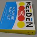 MEEDEN Gouache Paint Tube Set - 48 x 12ml (0.4 oz) Colors Art Paint Supplies for Artists Students Beginners - Rich Pigment Art Paints for Canvas Painting