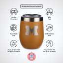The Memory Company | Licensed NCAA 12oz Stainless Steel Stemless Wine Tumbler