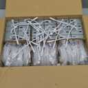 VOLISUN 24 Pack 4 inch Recessed Lighting, 5CCT LED Recessed Light with Junction Box, 2700K-5000K Selectable, 9.5W Eqv 80W, 810LM Dimmable Canless Wafer Downlight, LED Ceiling Light ETL Certificated (White)