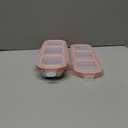 2 Pack Stainless Steel Snack Containers with Lids - 3 Compartment Stainless Steel Snack Box, 20oz (600ml) Leakproof Food Storage for Home, Work, Travel (10.3" x 4.05" x 1.57")