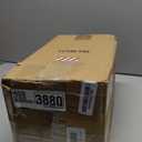 Nicunom 2 Pack Stackable Plastic Storage Bins Open Front, Clear Pantry Organizer Bin Household Food Storage Bin for Kitchen Countertops Cabinet Shelf Fridge